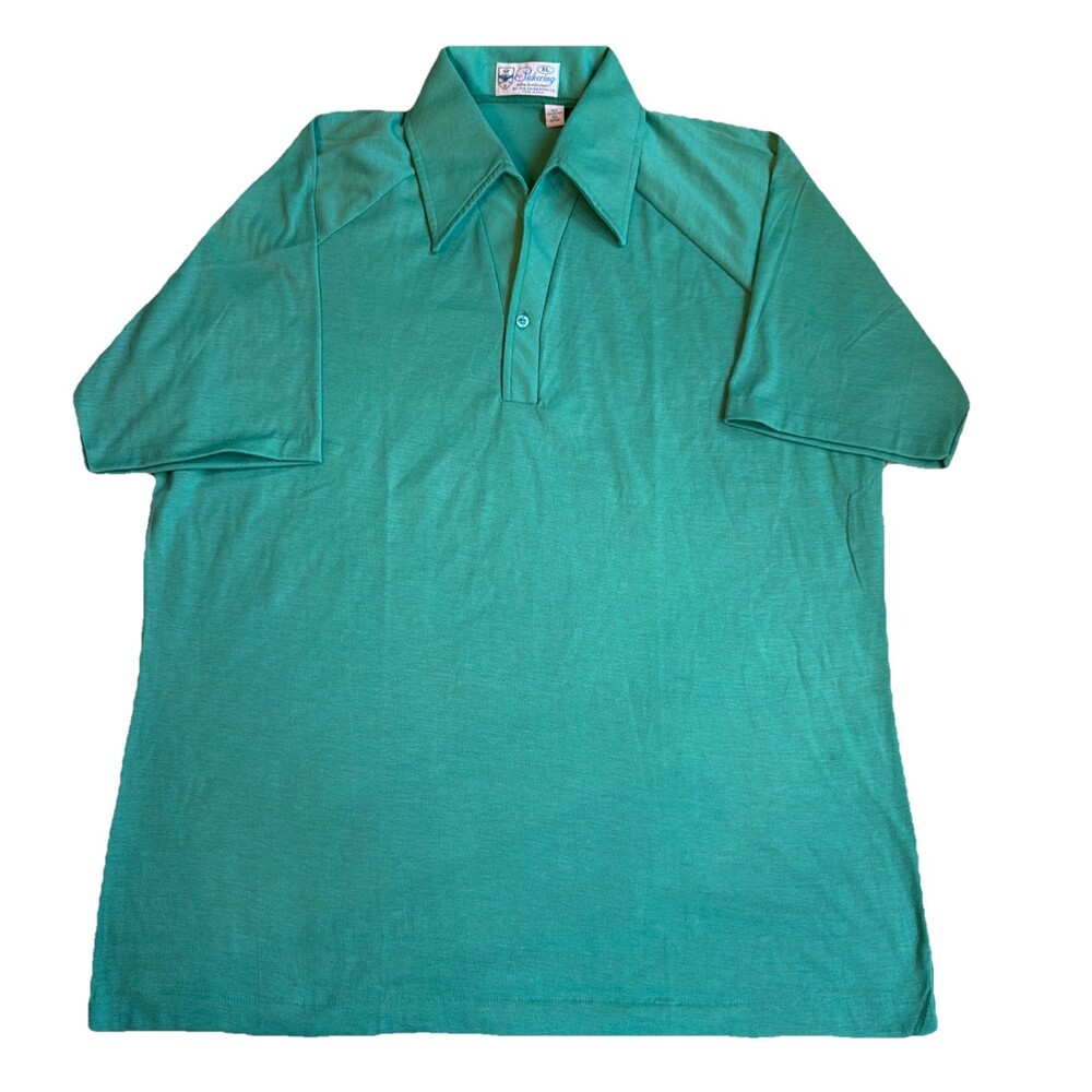 Vintage Pickering Joliet CC Polo Shirt XL Short Sleeve Made USA